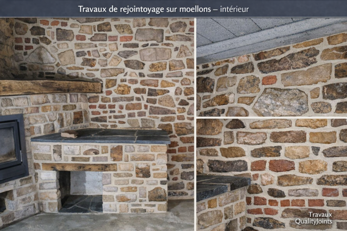 Rejointoyage moellons intérieur